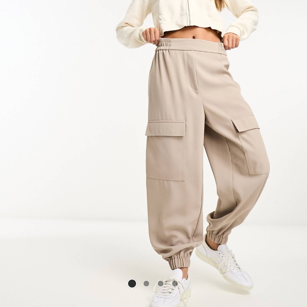 River Island cargo with elasticated hem